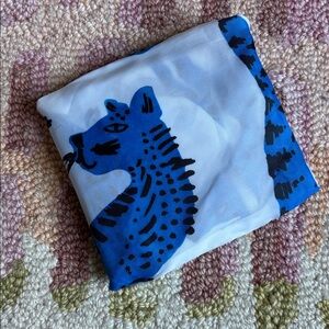 IKEA NWT SKYNKE Crazy Blue Cat reusable tote